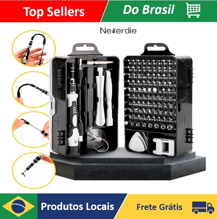 Kit de Ferramentas de Precisão 115 Peças