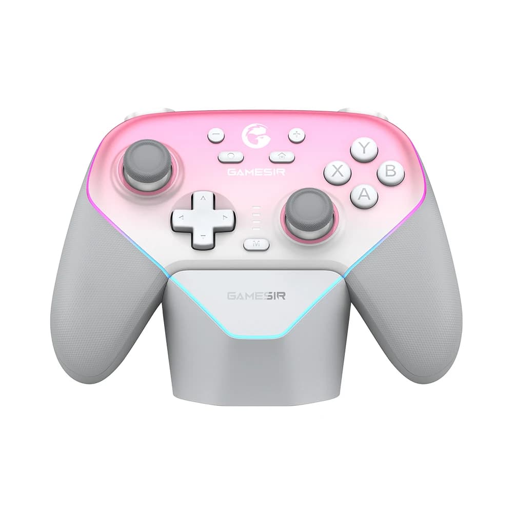 Controle GameSir Super Nova Whipped Pink com Dock