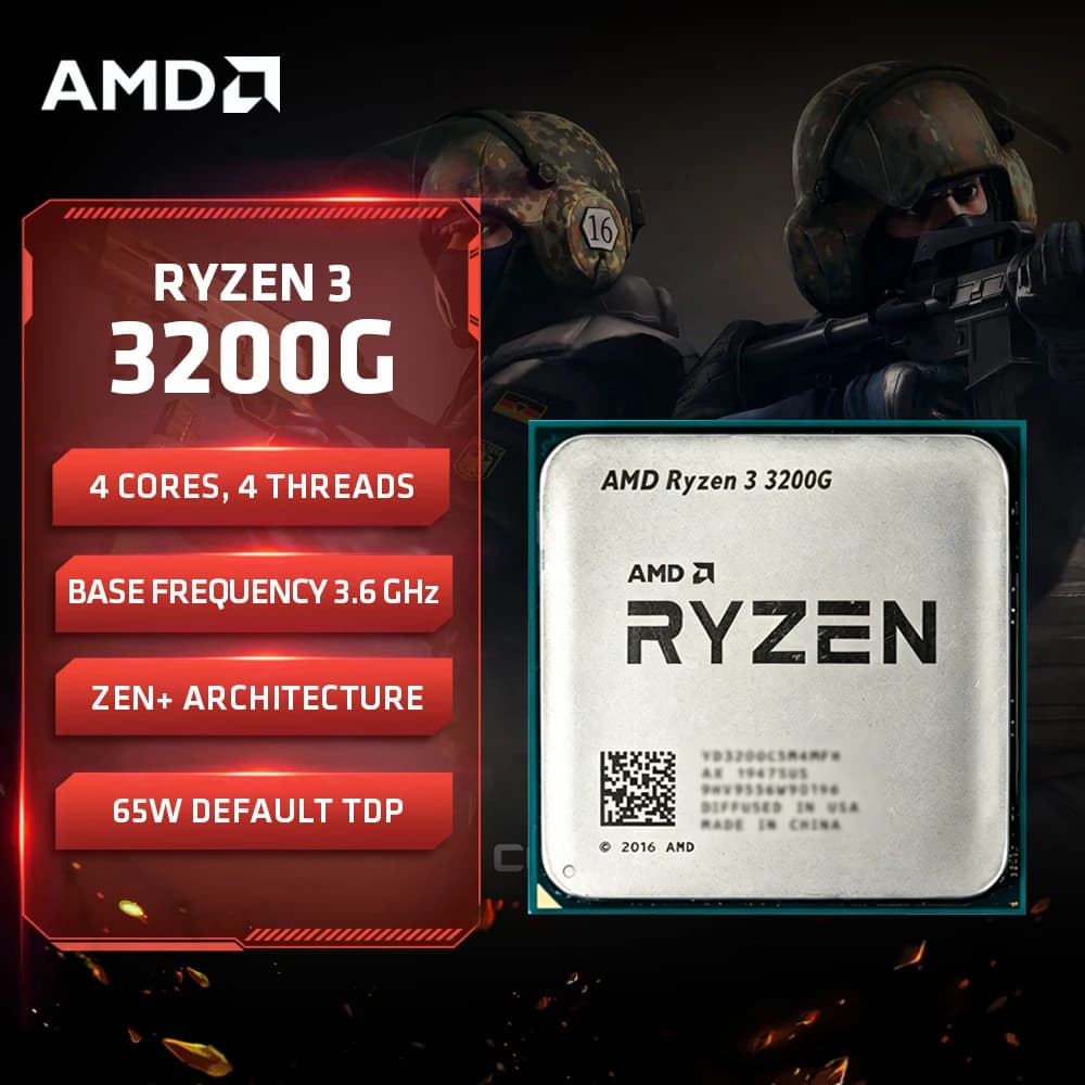 AMD Ryzen 3 3200G 4C/4T