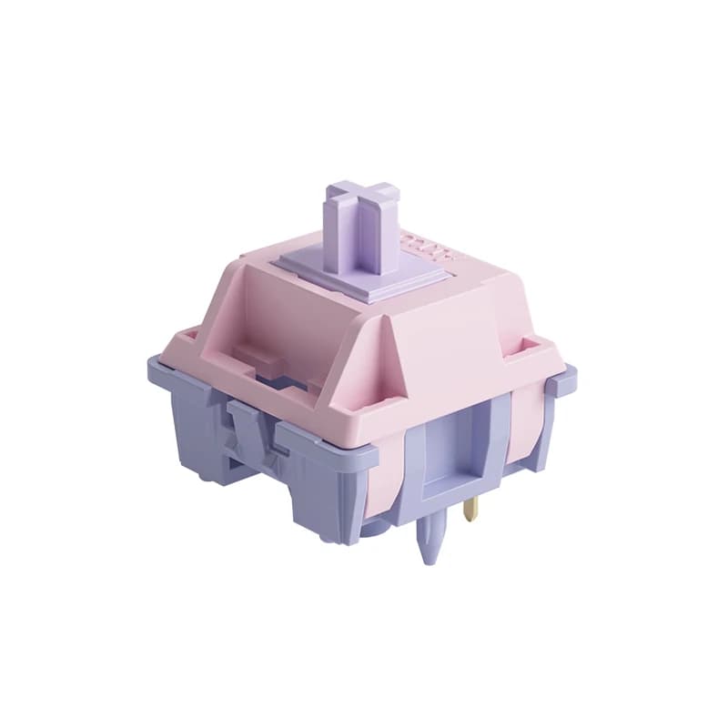 45pç Akko Fairy Switch Compatível com Teclado Mecânico MX, Linear, 5 Pin, 50g