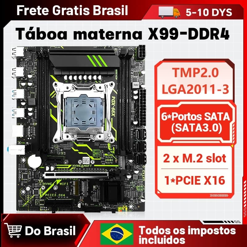 Placa-mãe SZSJKJ X99-XD4