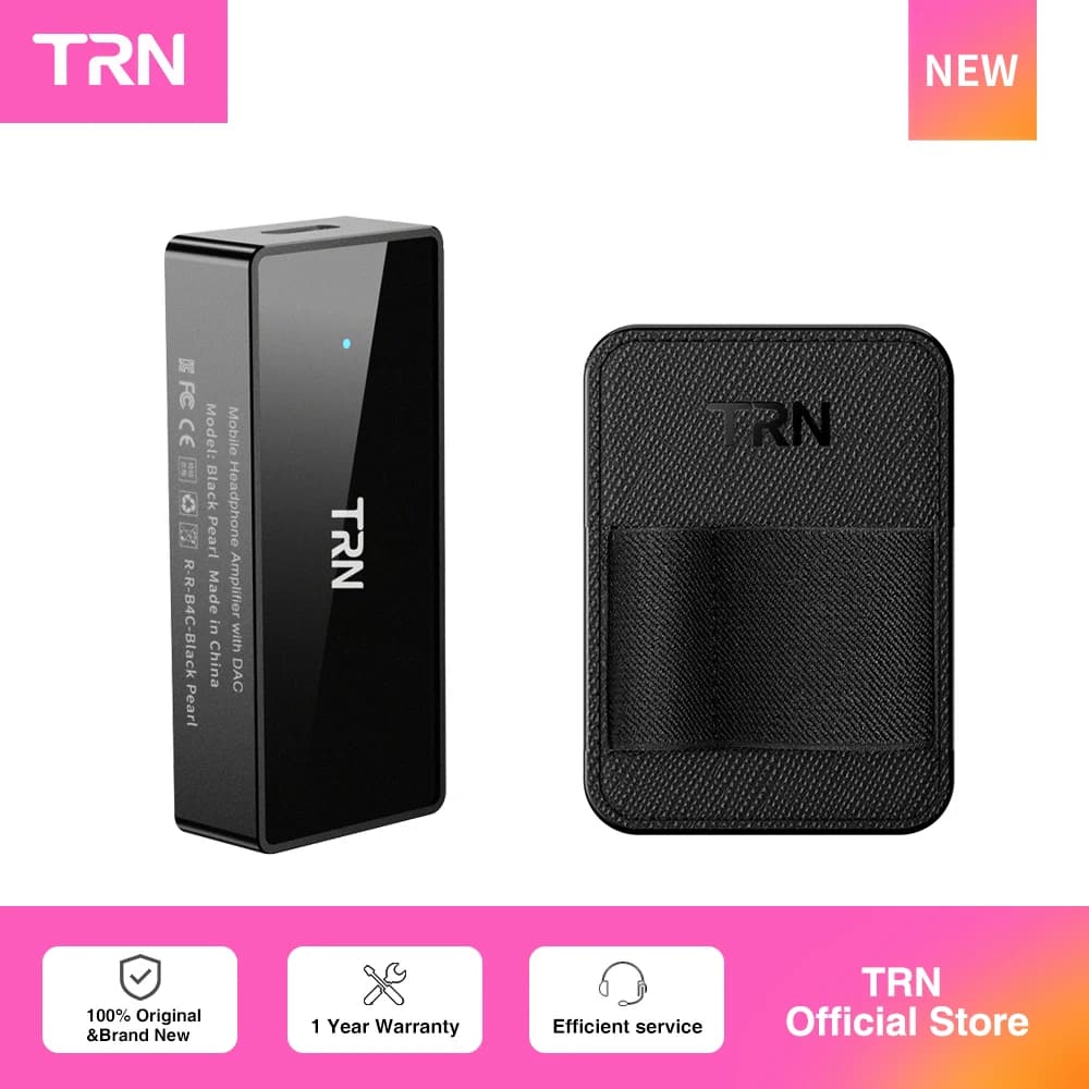 Dac TRN Black Pearl-S Portable Hi-Fi Digital Audio Decoder 3.5+4.4