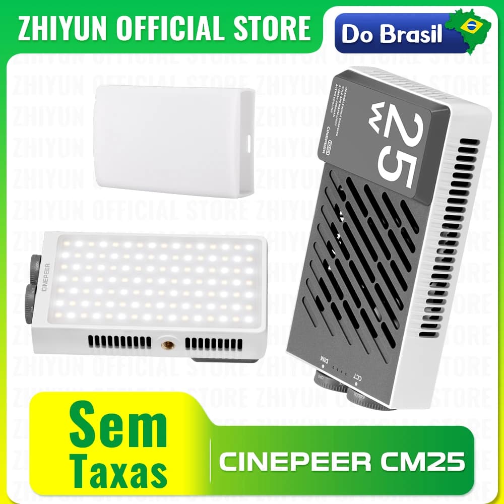 Luz de Vídeo LED ZHIYUN CINEPEER CM25
