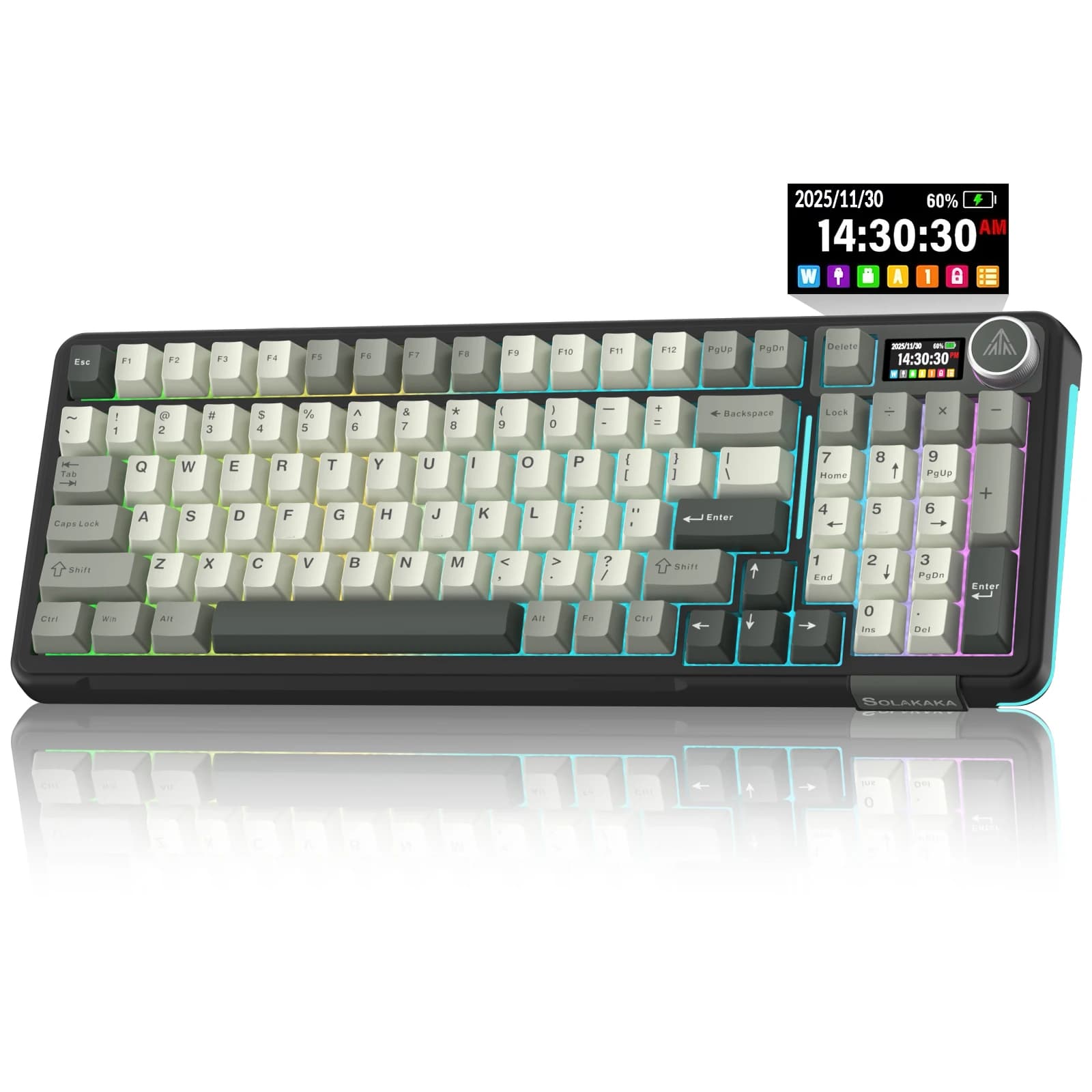 Teclado Mecânico SOLAKAKA A99 Pro 96%