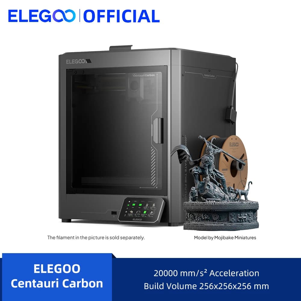 Impressora 3D ELEGOO Centauri Carbon CoreXY com impressão de alta velocidade a