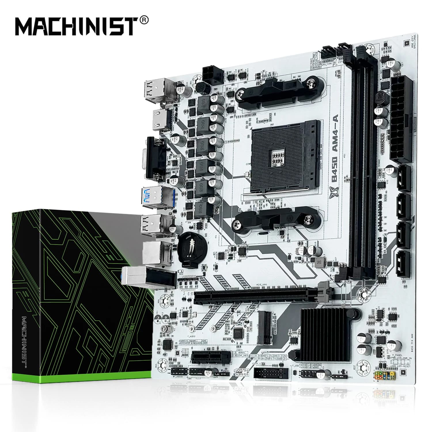 Placa Mãe MACHINIST B450M