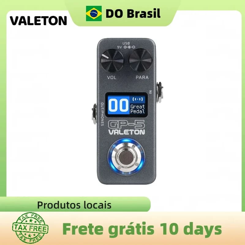 Processador Multi-Efeitos VALETON GP-5 Versão em Inglês