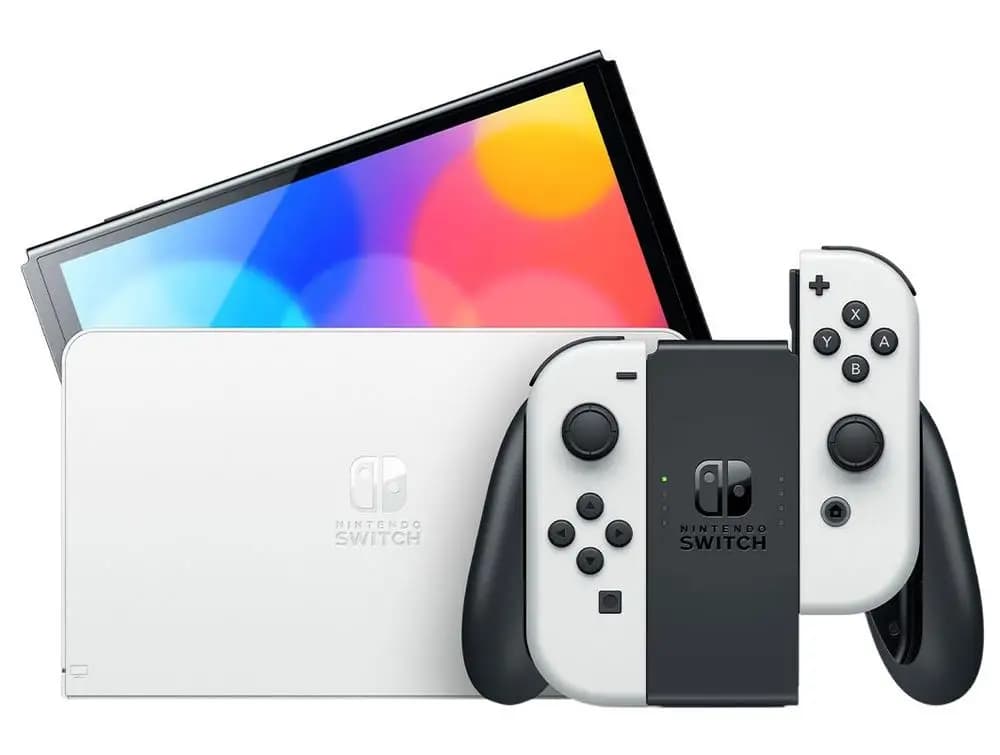 Nintendo Switch OLED Branco + Super Mario Bros. Wonder + 3 Meses de Nintendo Switch Online