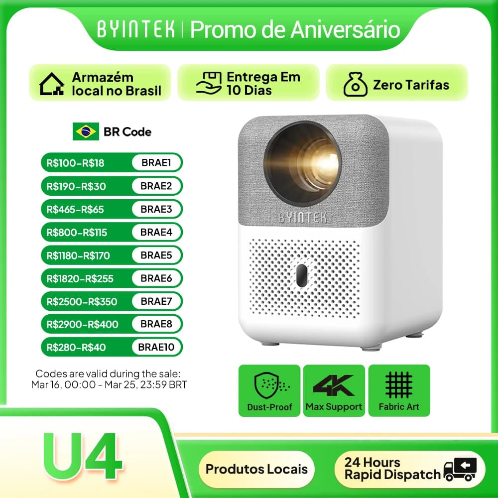 Projetor BYINTEK LOVE U4