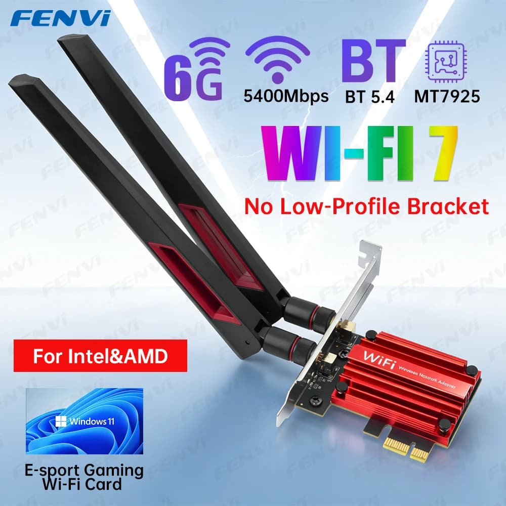 Placa Wi-Fi Fenvi PCE-BE5400