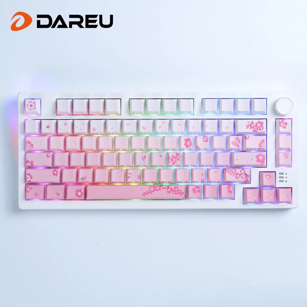 Teclado Mecanico Sem Fio DAREU EK75