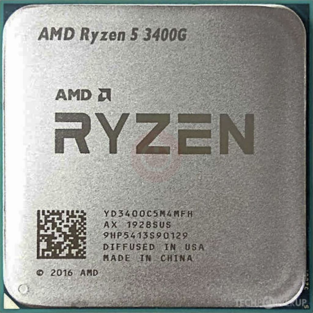 AMD Ryzen 5 3400G 4C/8T Tray