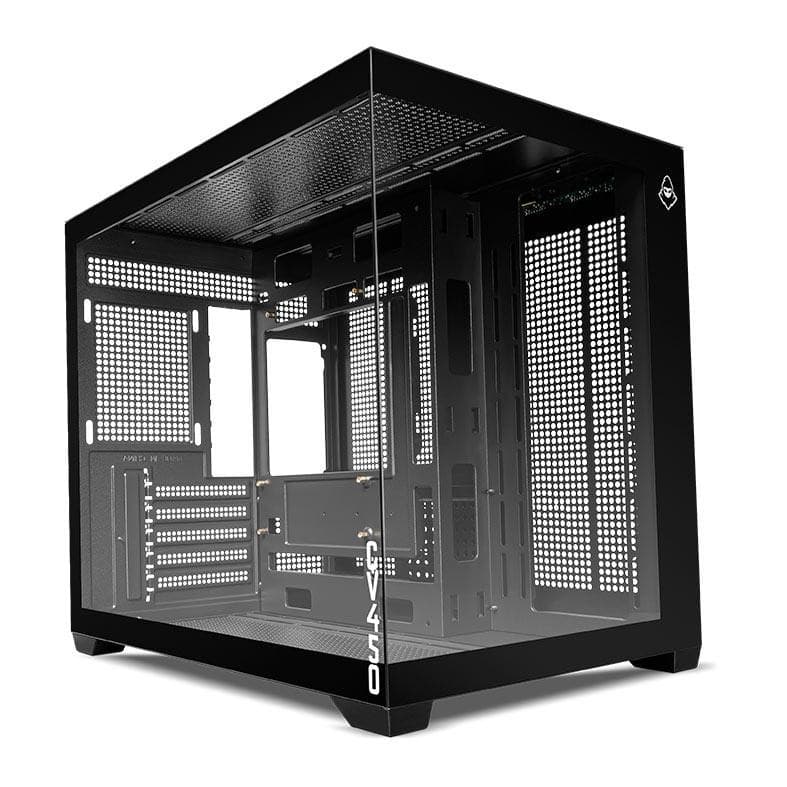 Gabinete Gamer Mancer CV450 Mini-Tower, Sem Fans, Preto