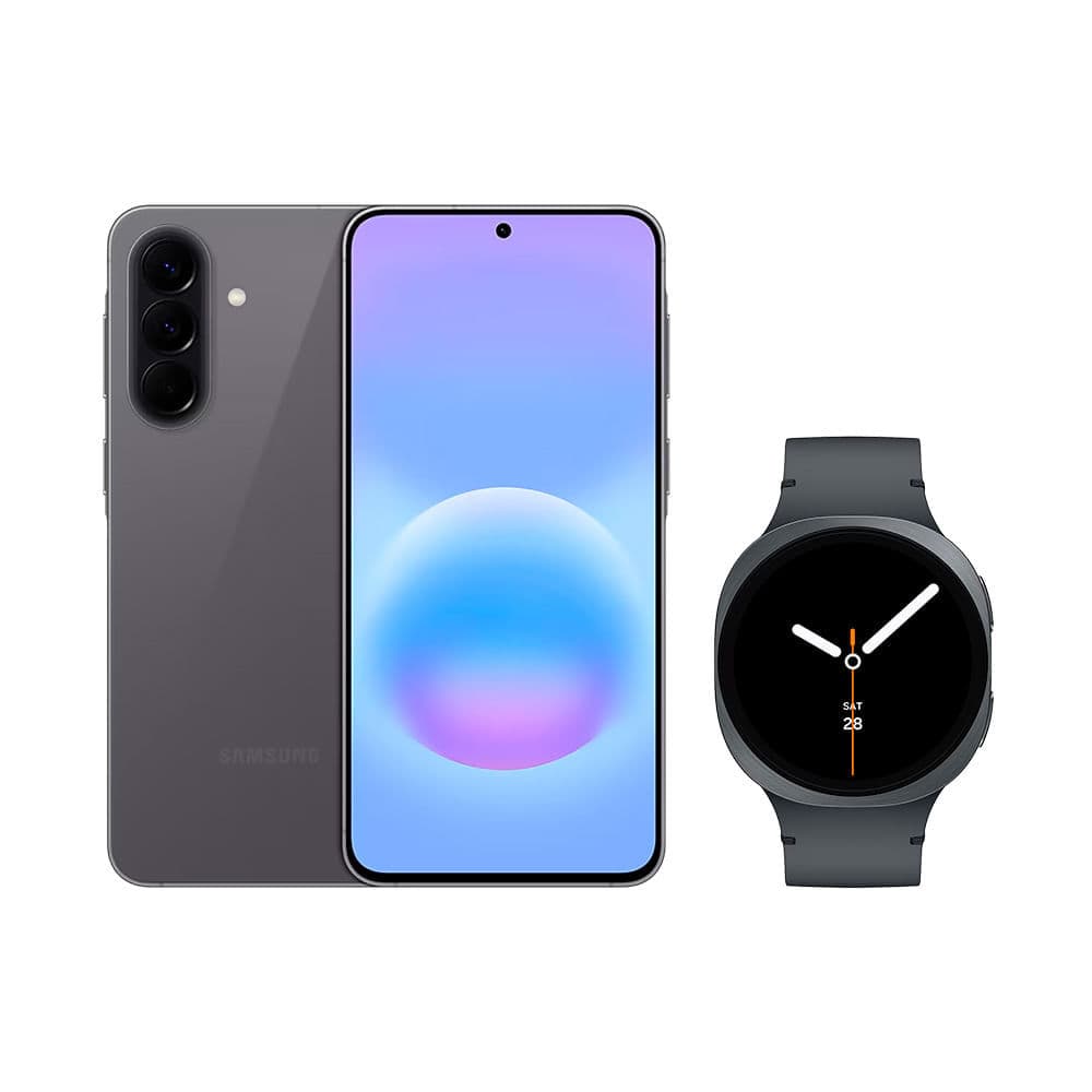Galaxy A57 5G (256GB) - Cinza + Galaxy Watch8 BT 44mm - Grafite