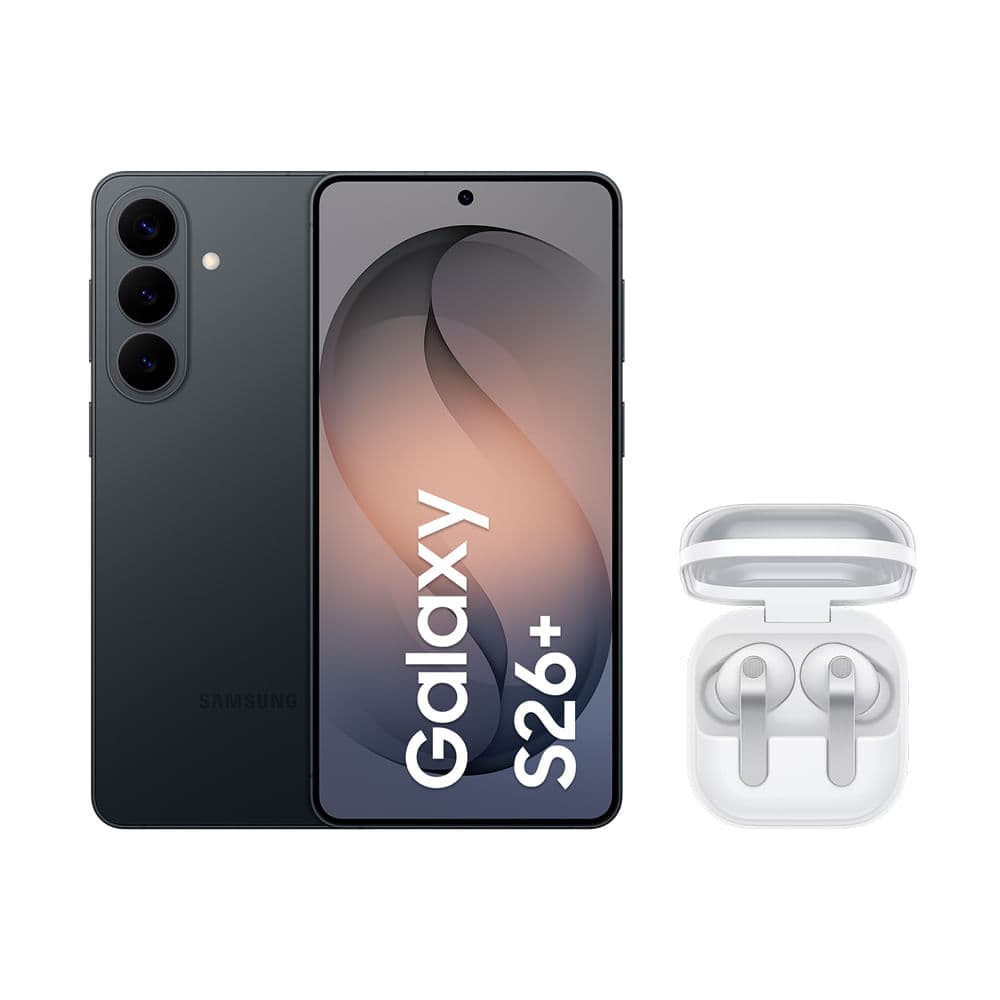 Samsung Galaxy S26+ 256GB Preto + Galaxy Buds4 Pro Branco