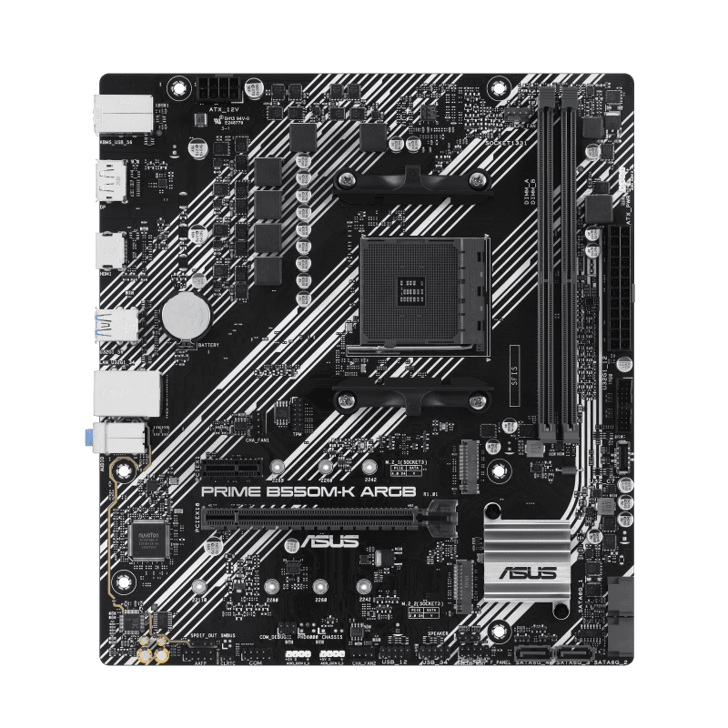 Placa-mãe ASUS Prime B550M-K ARGB