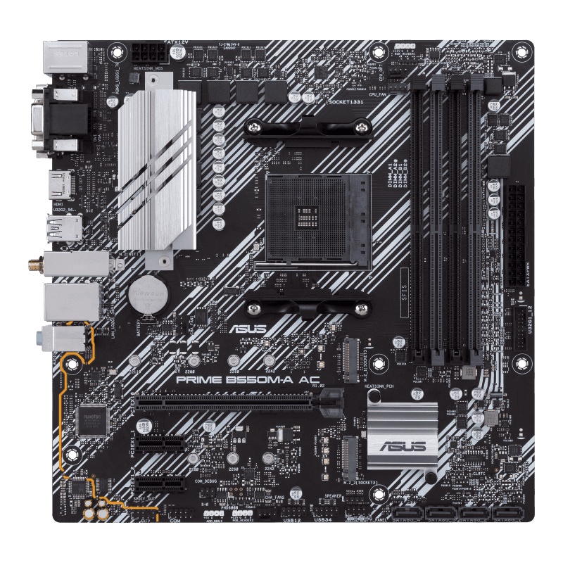 Placa Mãe ASUS Prime B550M-A AC