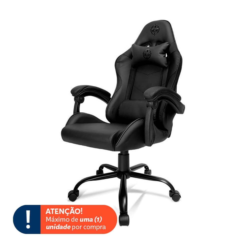 Cadeira Gamer TGT Heron TC3, Preto