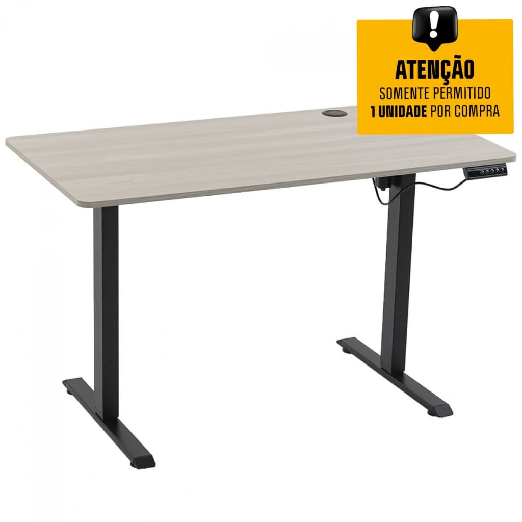 Mesa para Escritório Dr. Office Balance, Altura Ajustável, Cinza, DR-TB12060GA