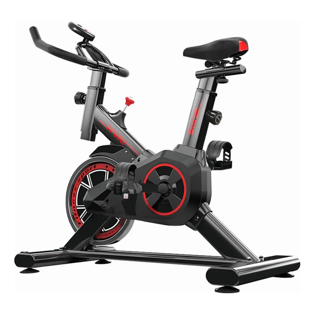 Bicicleta Ergométrica Spinning X11 Preto e Vermelho