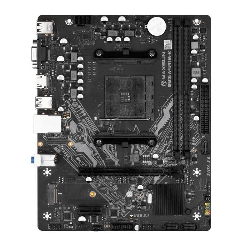 Placa Mae Maxsun Challenger A520M-K DDR4 Socket AMD AM4 M-ATX Chipset A520