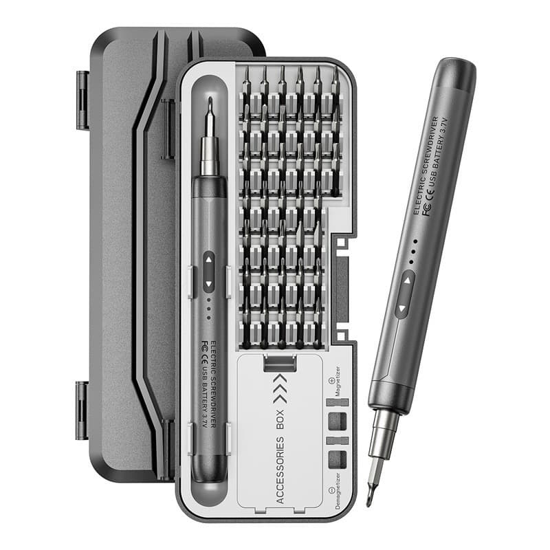 Kit Parafusadeira Elétrica de Precisão TK-S001 46 em 1