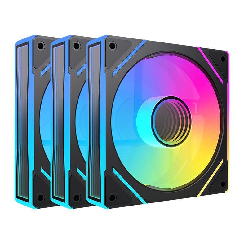 Kit Ventoinhas Acegeek Chroma, ARGB, 3x120mm