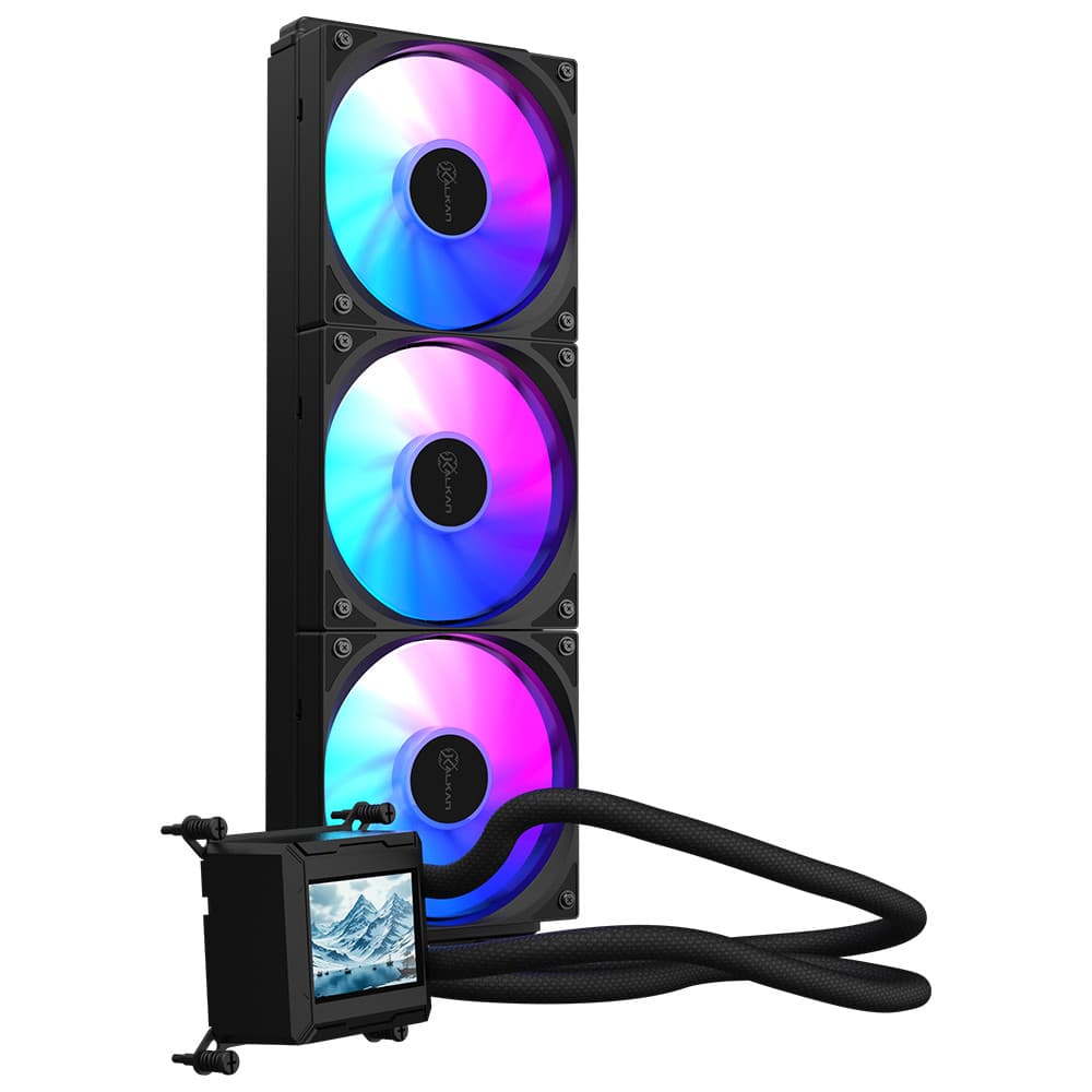 Watercooler Kalkan 360mm Argb Aura Lcd 360 Preto
