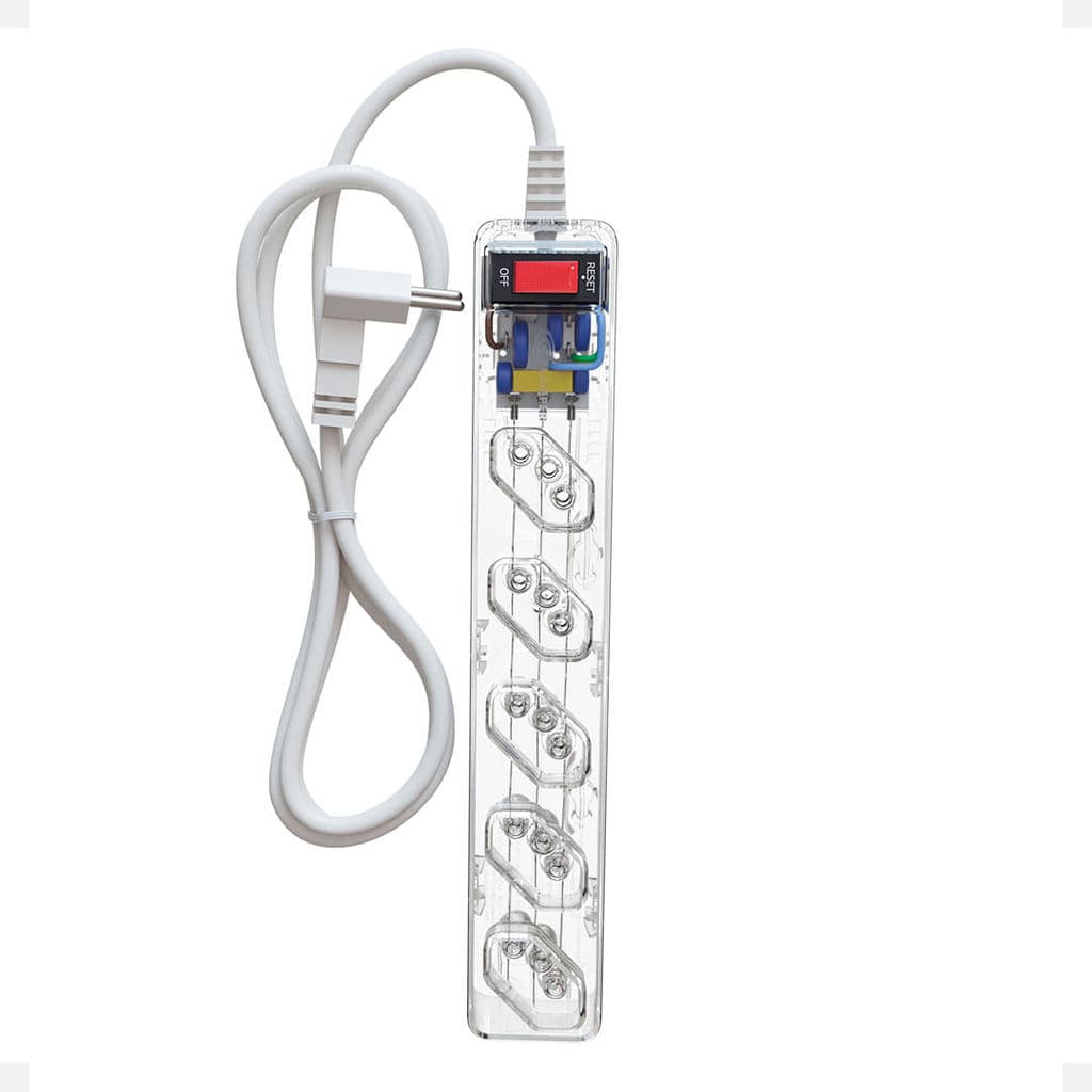 Filtro de Linha com DPS CLAMPER iCLAMPER Energia 5 LCF Transparente