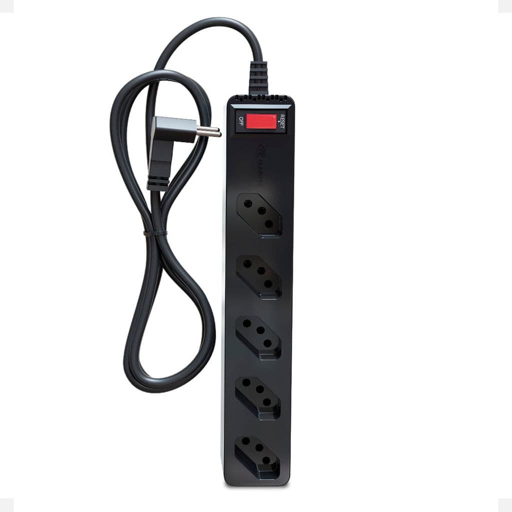 Filtro de Linha com DPS CLAMPER iCLAMPER Energia 5 LCF Preto