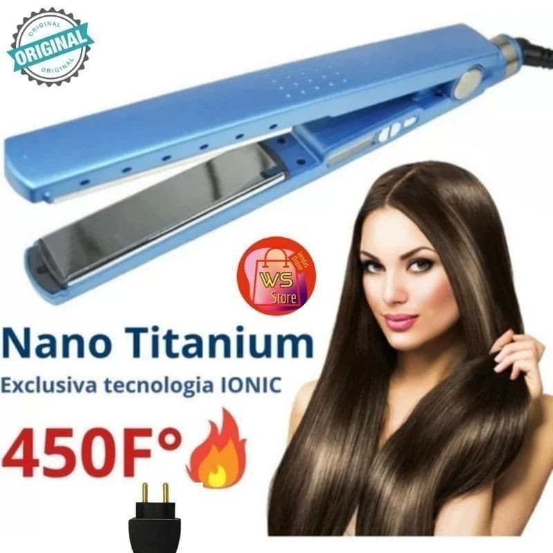 Prancha Alisadora Nano Titanium Digital Bivolt