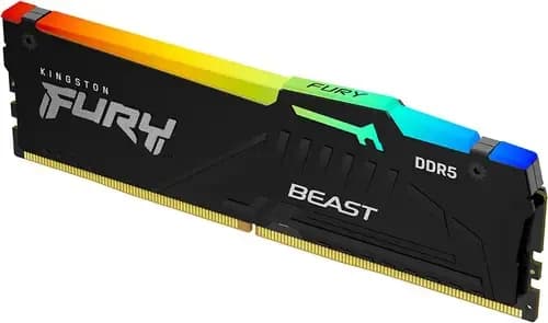 Memória RAM Kingston Fury Beast RGB 16 GB (1x16 GB) DDR5 5600 MHz CL40 Desktop UDIMM