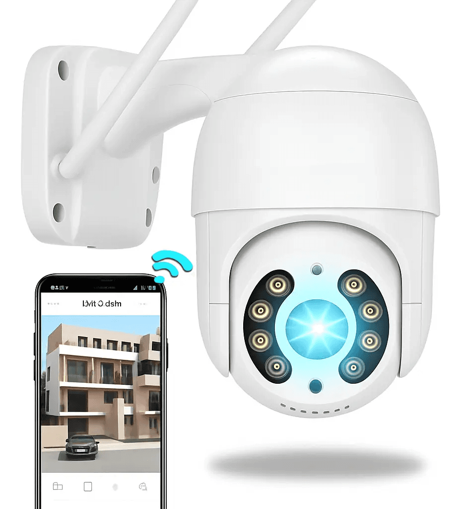 Câmera IP iCarbonX A8 iCSee Branca