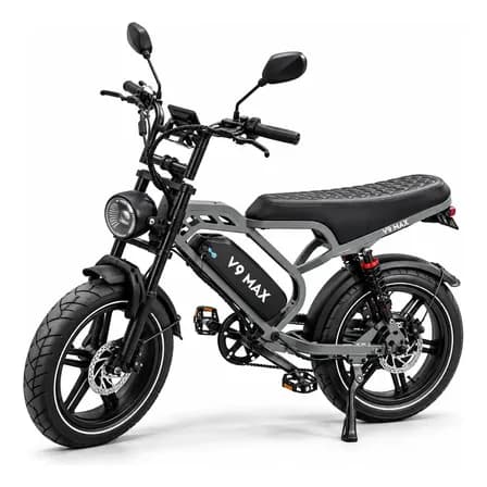 Bicicleta Elétrica V9 Max 1000 W Preta