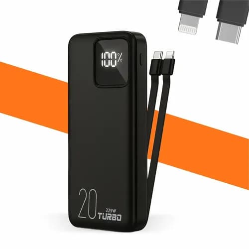 Power Bank Casenn 20000mAh Turbo USB-C Preto