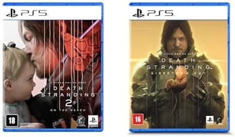 Kit de Jogos PS5 Death Stranding Director's Cut + Death Stranding 2: On the Beach (2 Mídias Físicas)