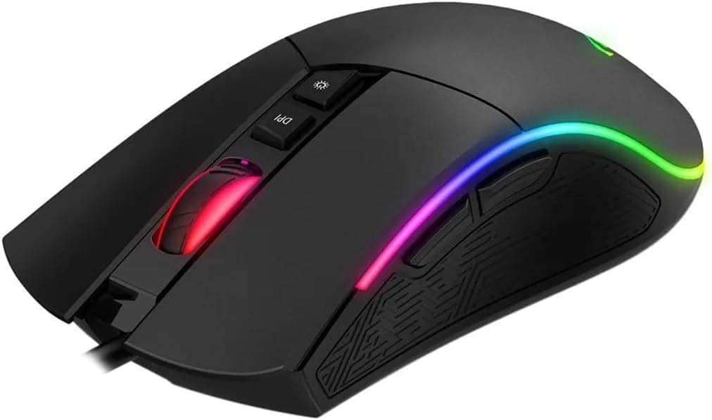 Havit Mouse Gamer MS1001S RGB Programável Macro, 7 Botões