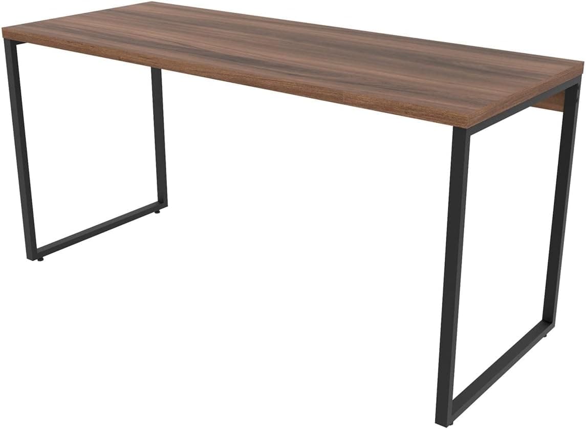 Mesa Escrivaninha Compace Kuadra KUME6150 150 cm Nogal / Estrutura Preta
