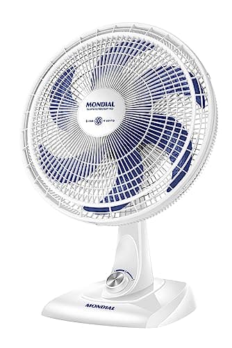 Ventilador de Mesa Mondial VSP-40-W Branco/Azul 127 V