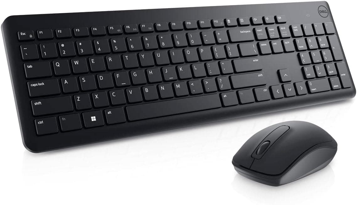 Combo Teclado e Mouse Dell KM3322W ABNT2 Preto