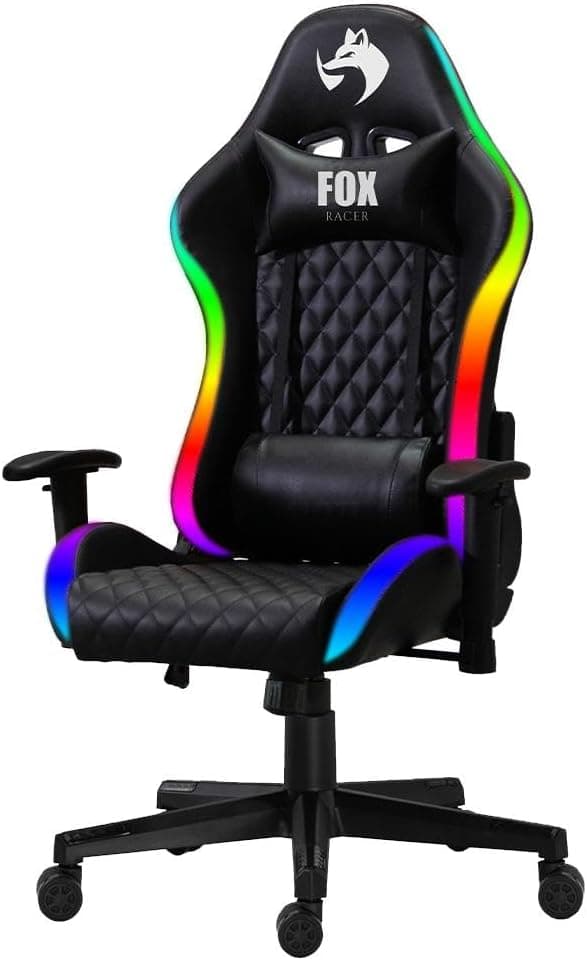 Cadeira Fox Office Fox Racer RGB Preta