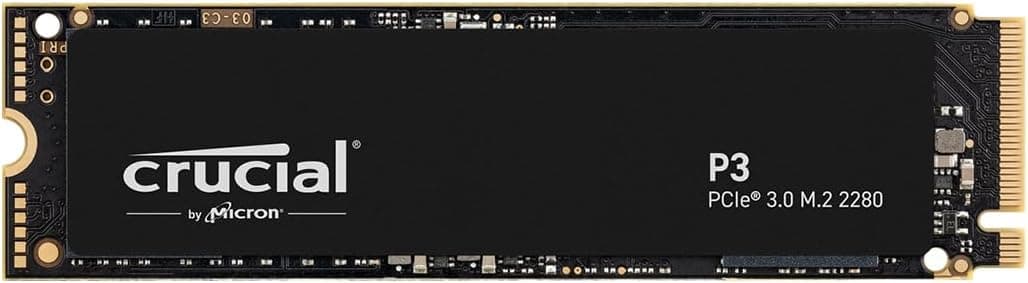 SSD Crucial P3 500GB NVMe M.2 2280