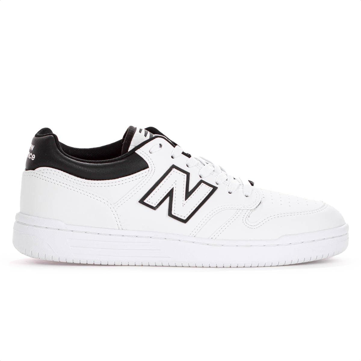 Tênis New Balance 480 Low Masculino Branco e Preto, tamanho 40