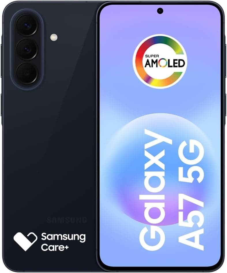 Samsung Galaxy A57 5G, 128GB, 8GB RAM, Azul Escuro | Câmera 50MP, IP68, Super