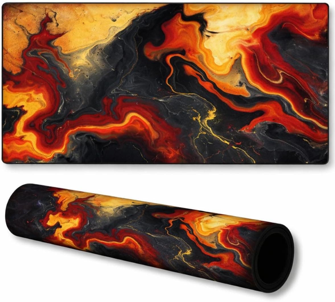 Mousepad Abstrato Vermelho 70x35 cm