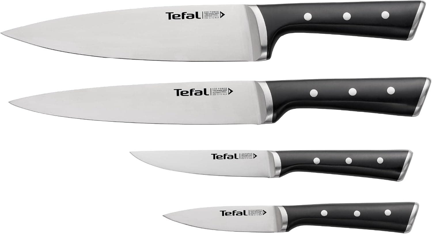 Conjunto de Facas Tefal Ice Force K2324S74 - 4 Peças