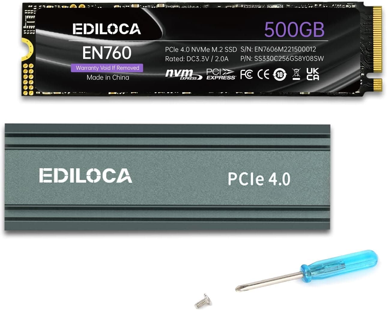 SSD Ediloca EN760 500 GB