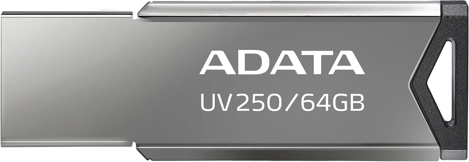 Pen Drive A-Data UV250 64GB USB 2.0 Prata Pendrive