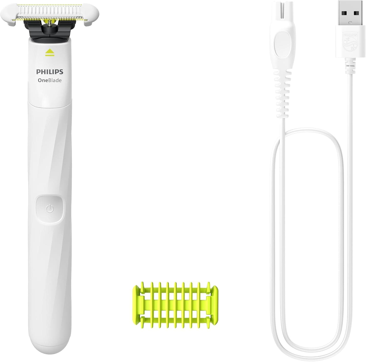 Aparador de Pelos Íntimos Philips OneBlade Íntimo QP1924/10 Branco Ártico
