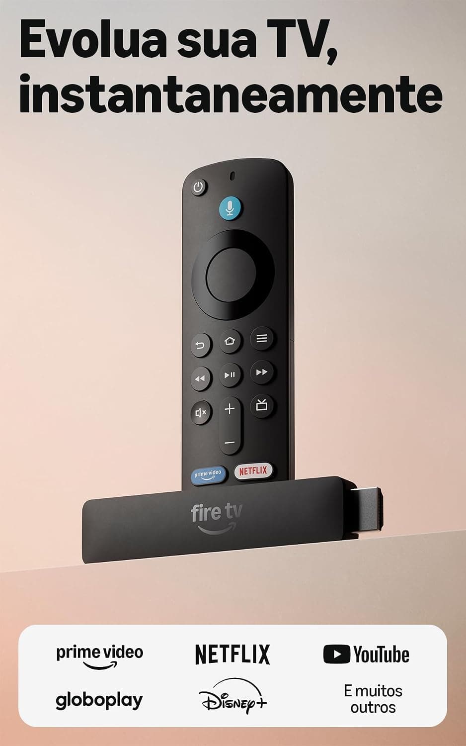 Amazon Fire TV Stick HD (2ª geração, 2026)
